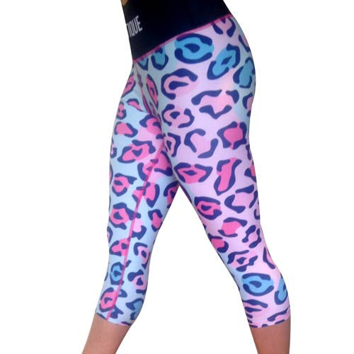 Leopard capris on sale